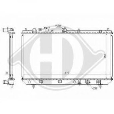 MAZDA RF2L15200C Radiator, engine cooling
